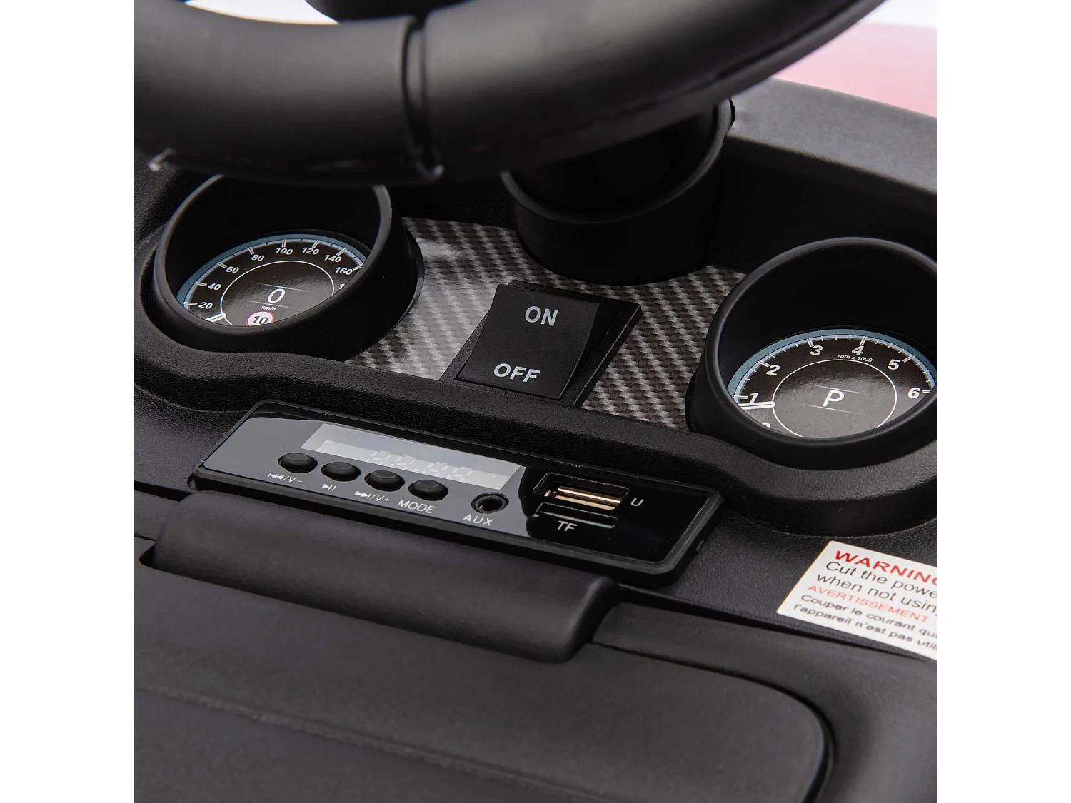 Macchina per bambini land rover elettrica e a spinta 3km/h rosso