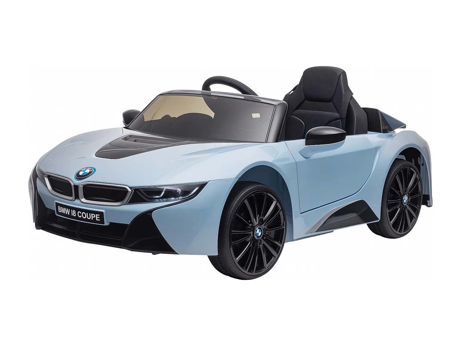 Macchina elettrica per bambini 3-8 anni licenza bmw e telecomando blu