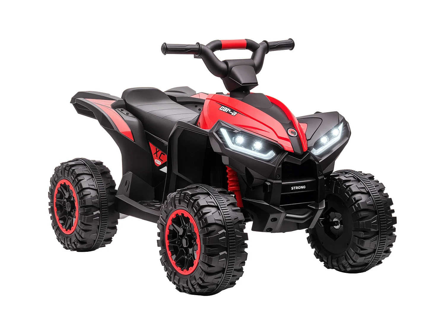 Quad per bambini elettrico 12v 2 velocità ruote con clacson fari