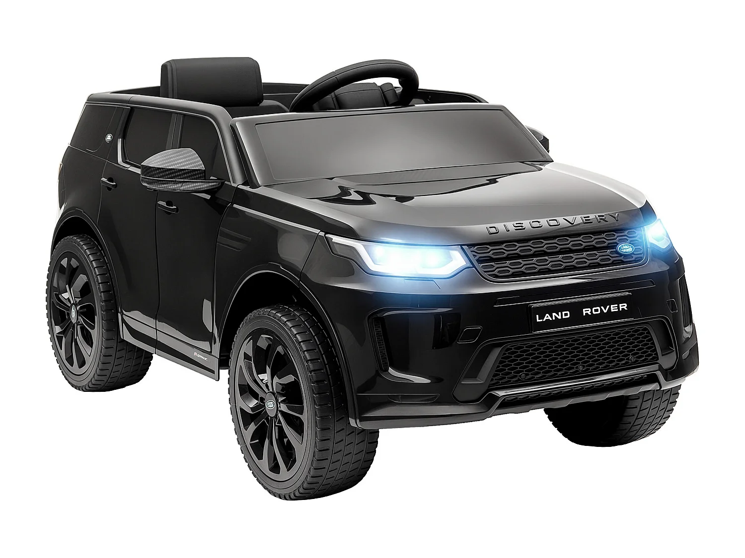 Macchina elettrica per bambini licenza land rover discovery nero