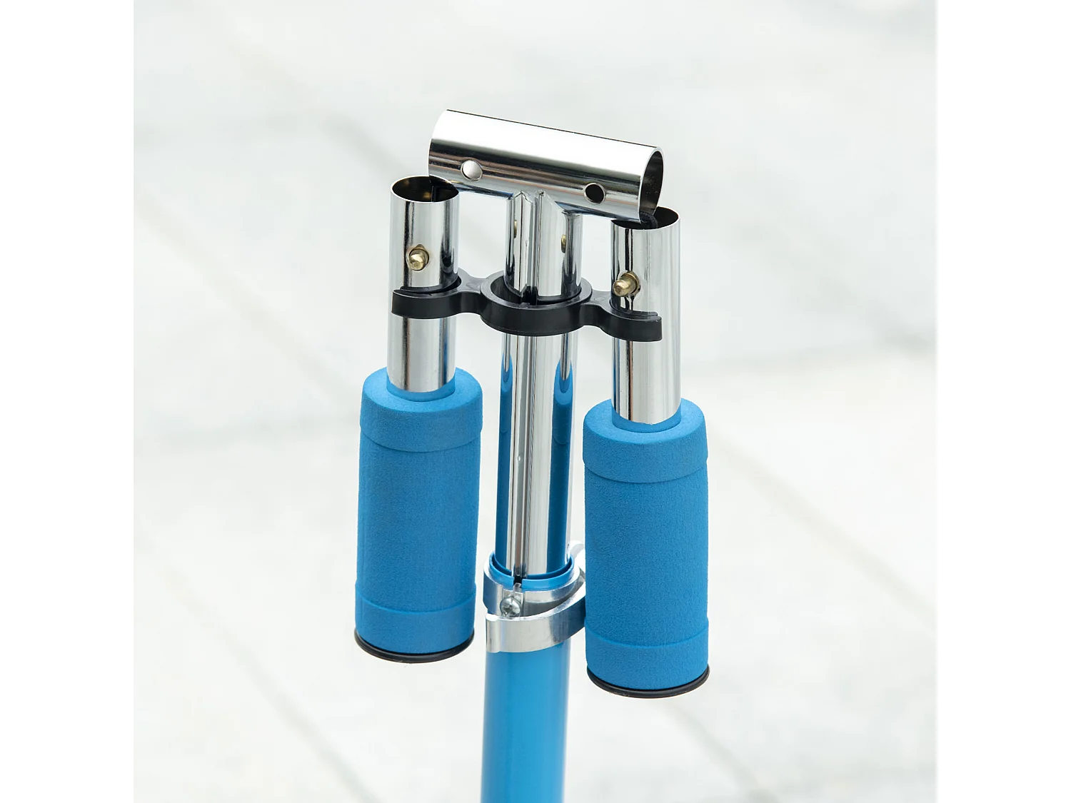 Monopattino per bambini 3-7 anni pieghevole a 2 ruote blu