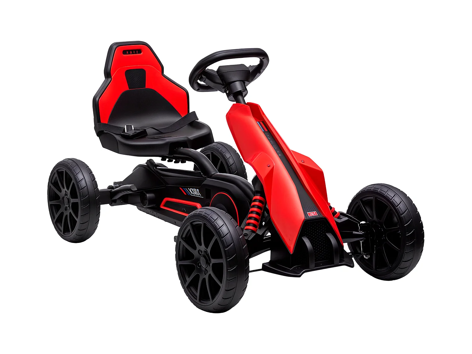 Go kart a pedali per bambini 3-8 anni con sedile regolabile