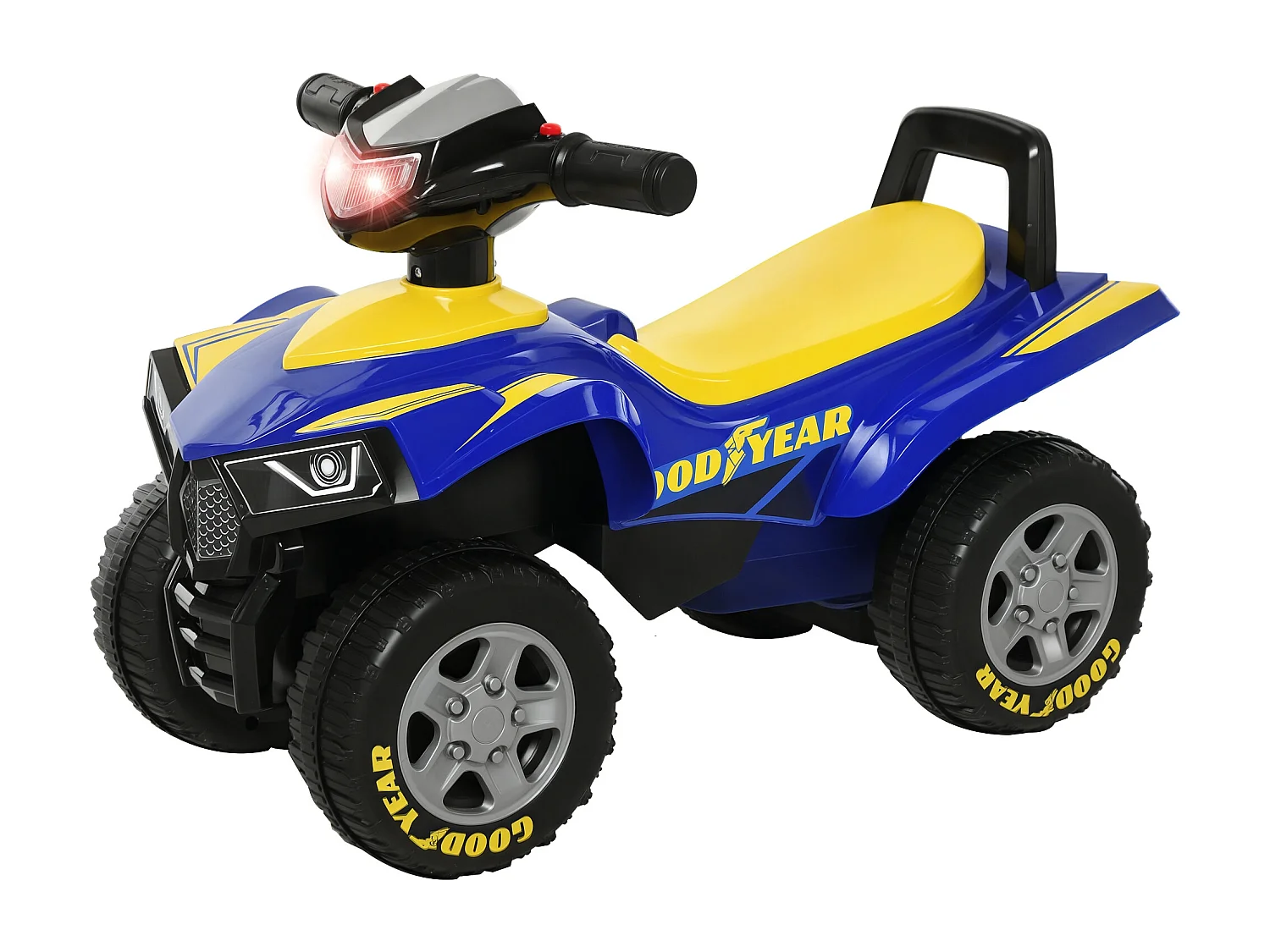 Quad per bambini 18-36 mesi con vano contenitore suoni e luci