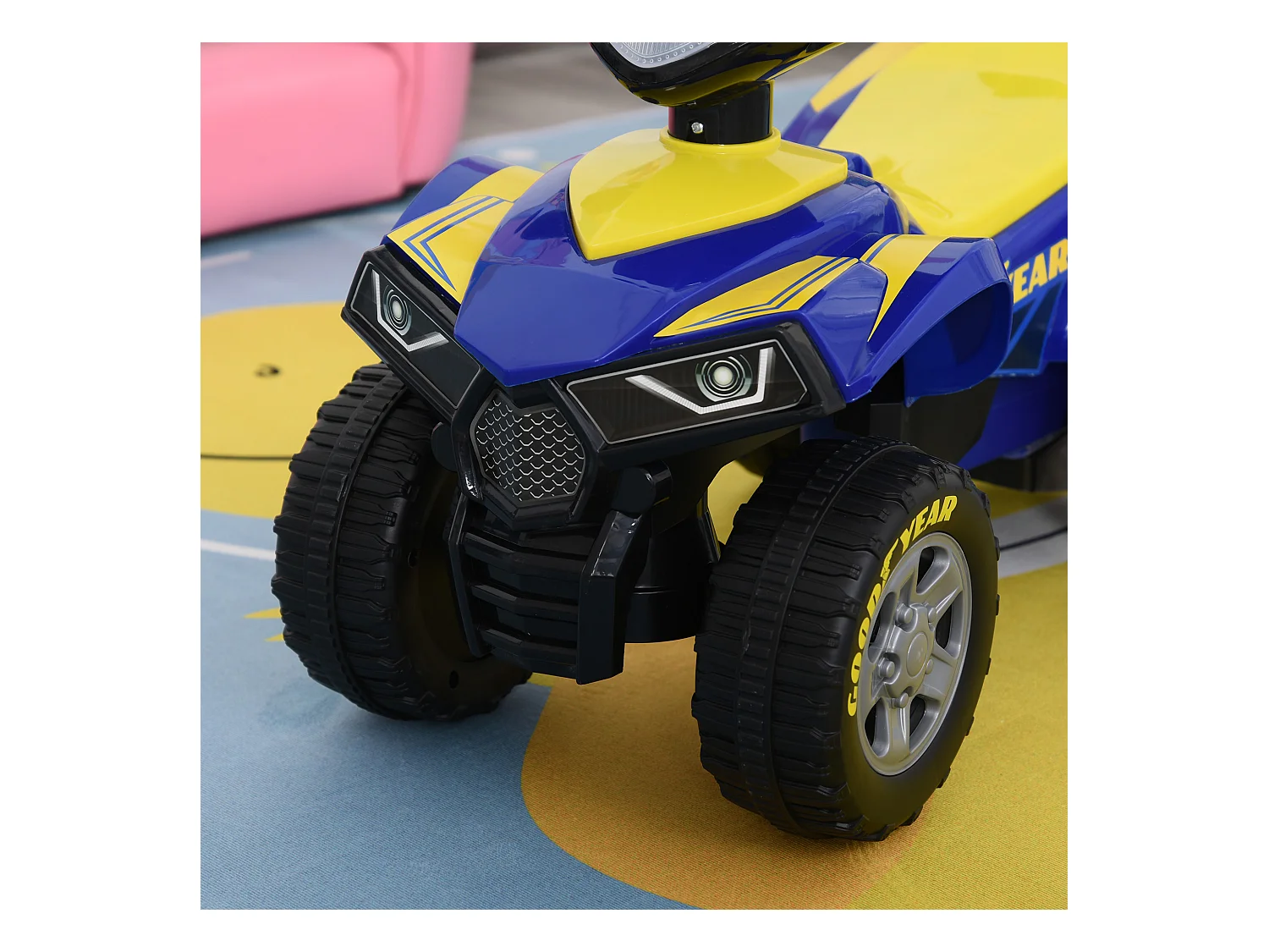 Quad per bambini 18-36 mesi con vano contenitore suoni e luci