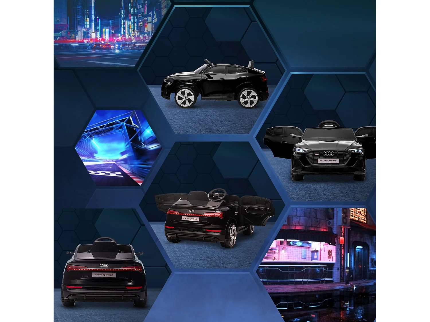 Macchina per bambini 3-5 anni 12v telecomando velocità 3-8km/h