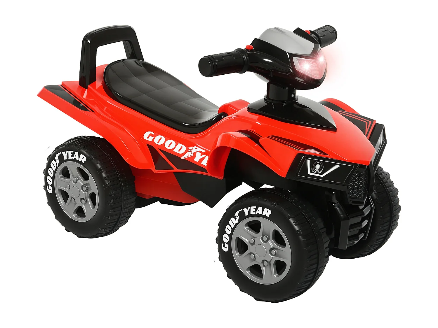 Quad per bambini 18-36 mesi con vano contenitore suoni e luci