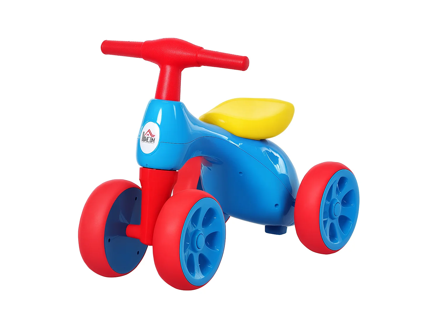 Bicicletta senza pedali per bambini da 18-36 mesi blu e rosso