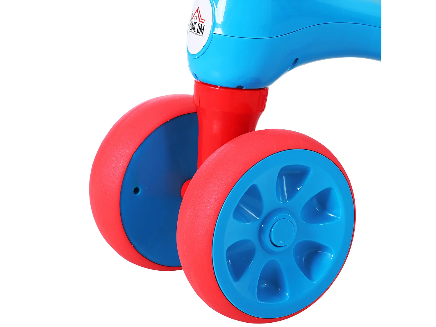 Bicicletta senza pedali per bambini da 18-36 mesi blu e rosso