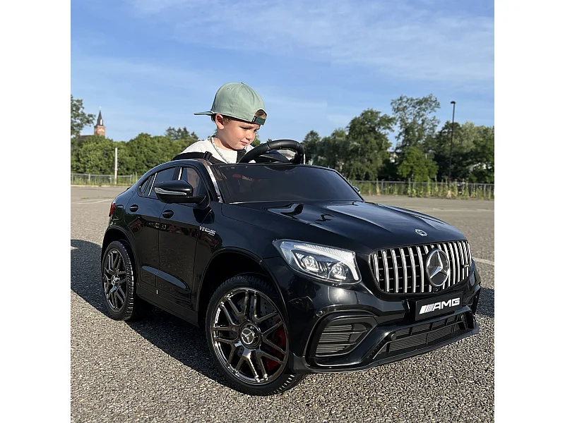 Macchina per bambini 3-5 anni mercedes con telecomando nera