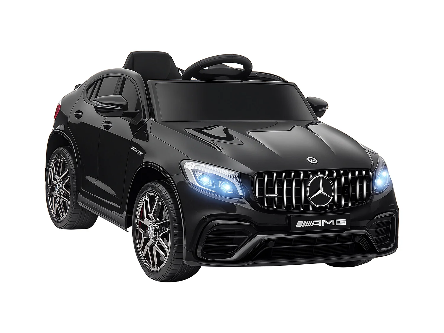 Macchina per bambini 3-5 anni mercedes con telecomando nera