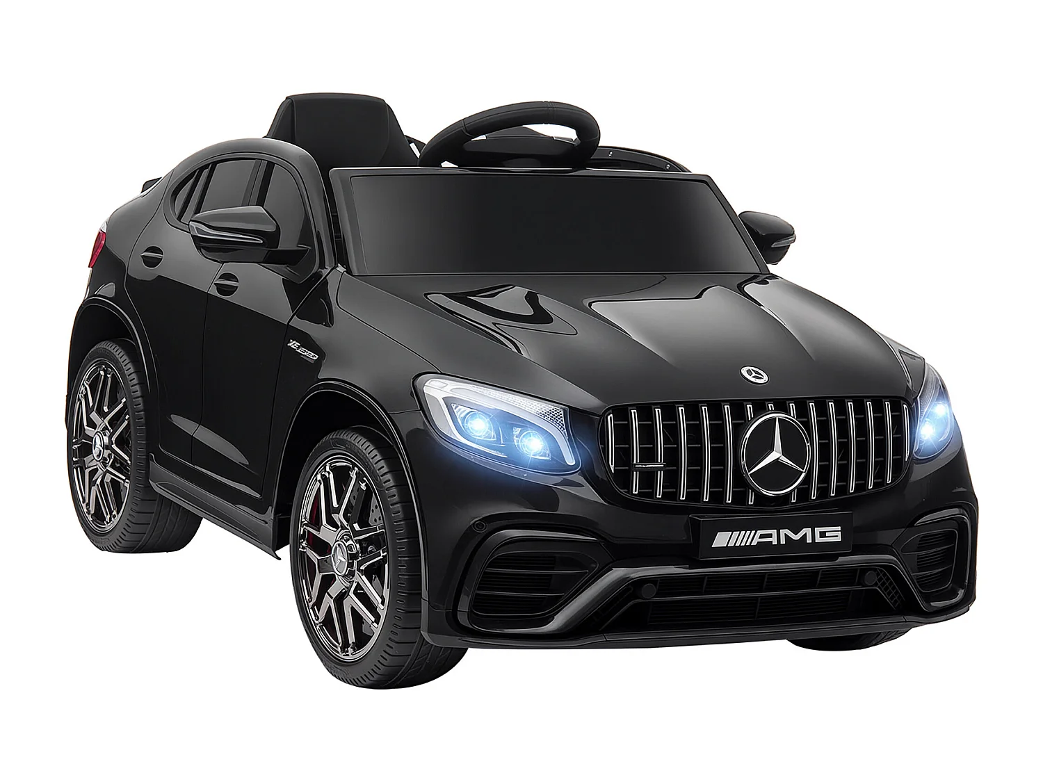 Macchina per bambini 3-5 anni mercedes con telecomando nera