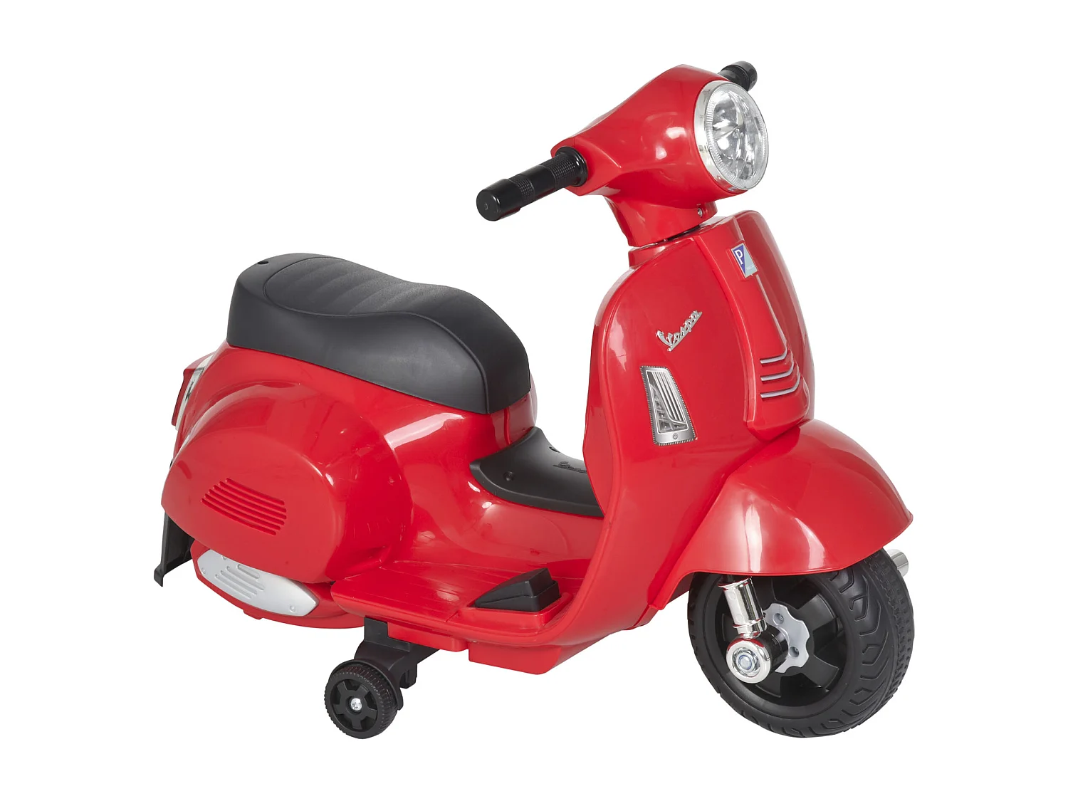 Moto per bambini vespa batteria 6v fari e clacson 18-36 mesi