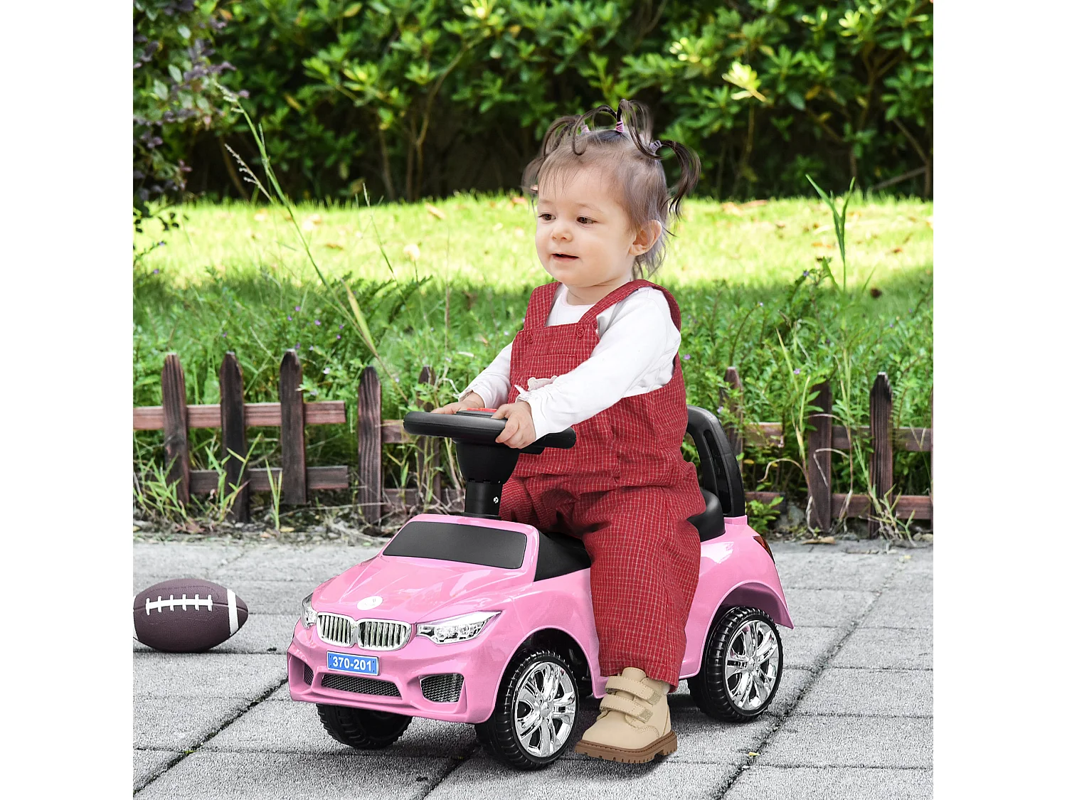 Macchinina per bambini cavalcabile volante musiche e luci