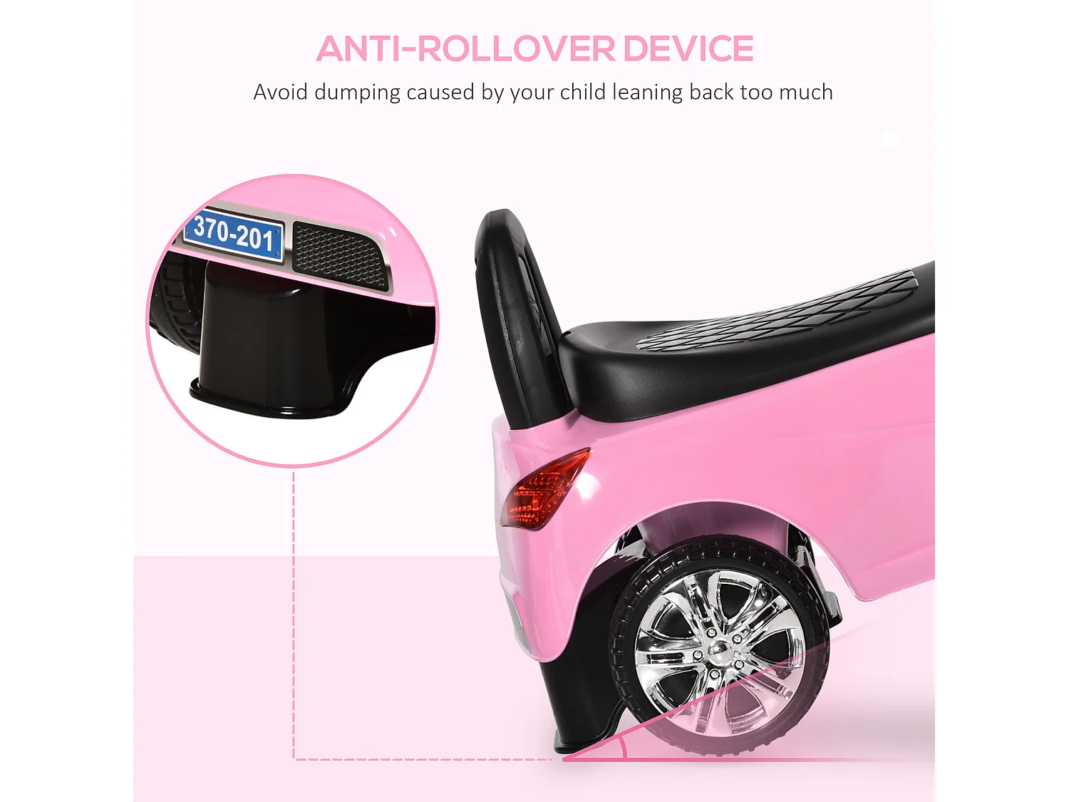 Macchinina per bambini cavalcabile volante musiche e luci