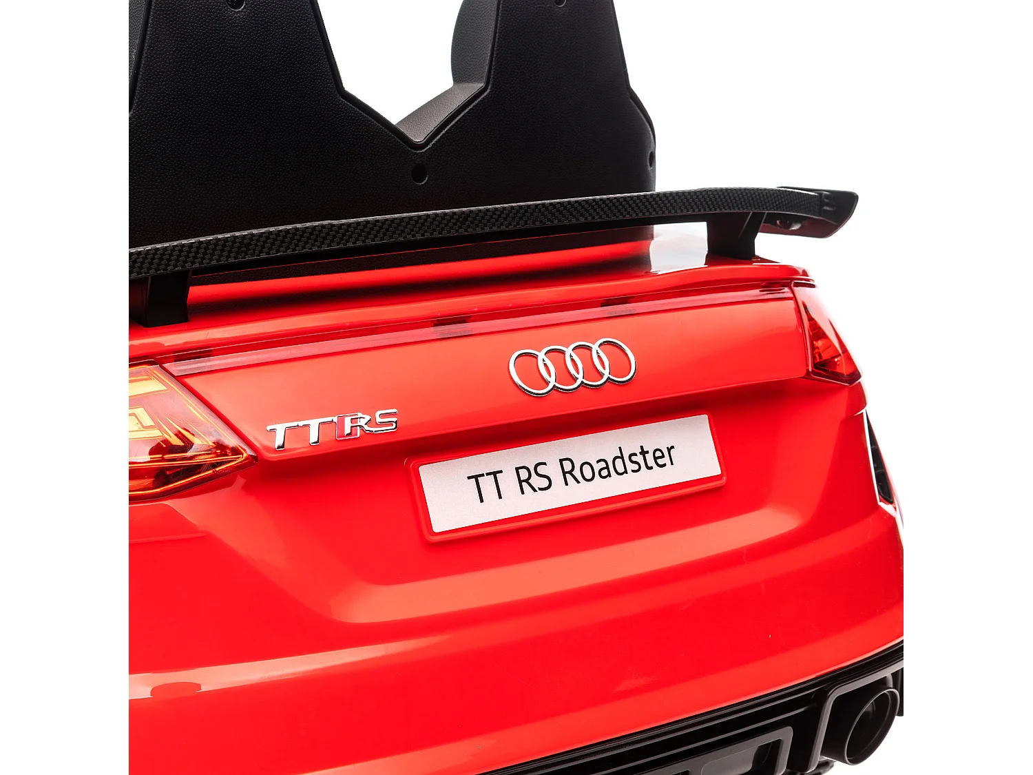 Macchina elettrica per bambini audi tt con telecomando rosso