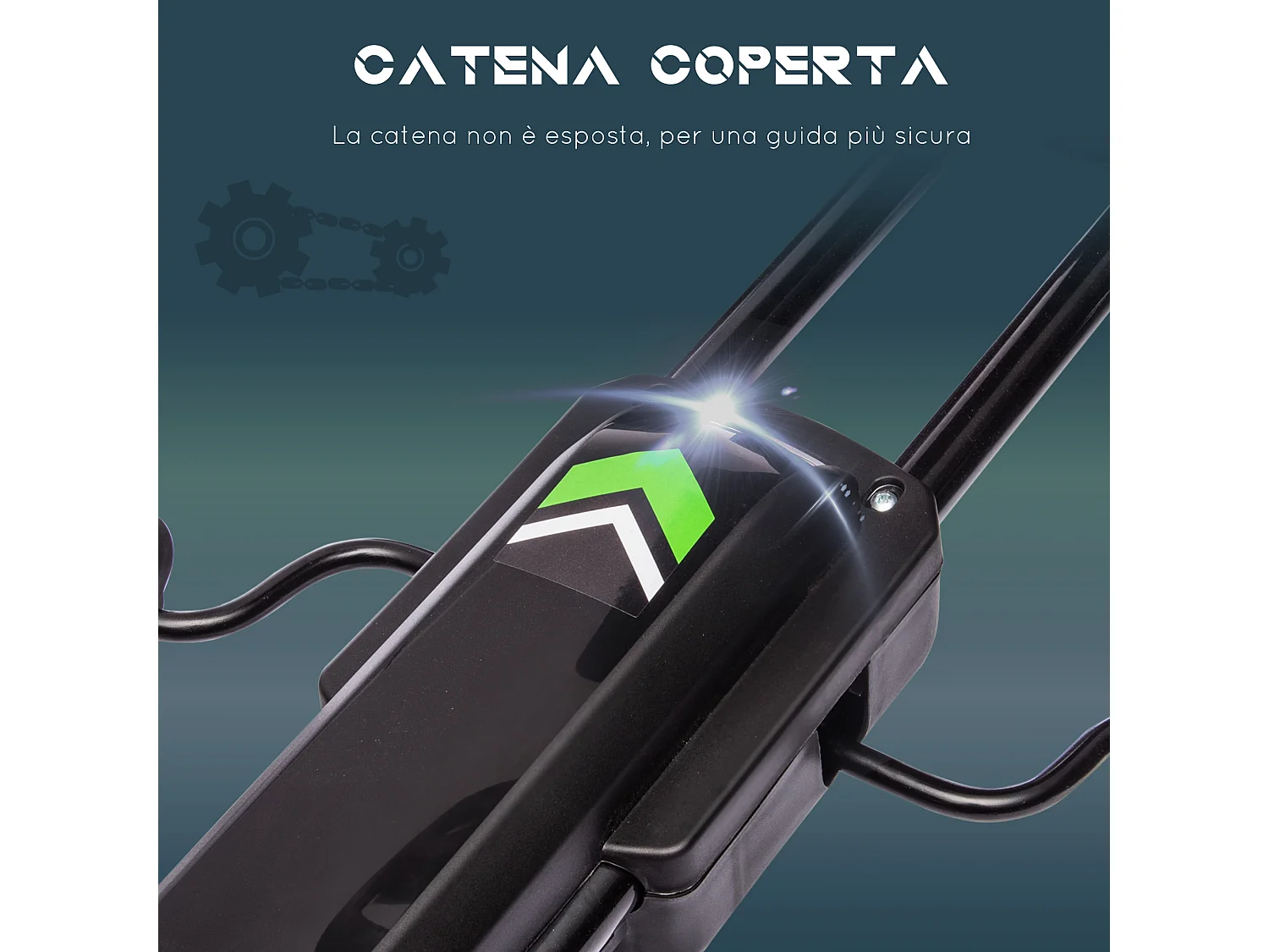 Go kart a pedali per bambini 5-12 anni in plastica e metallo