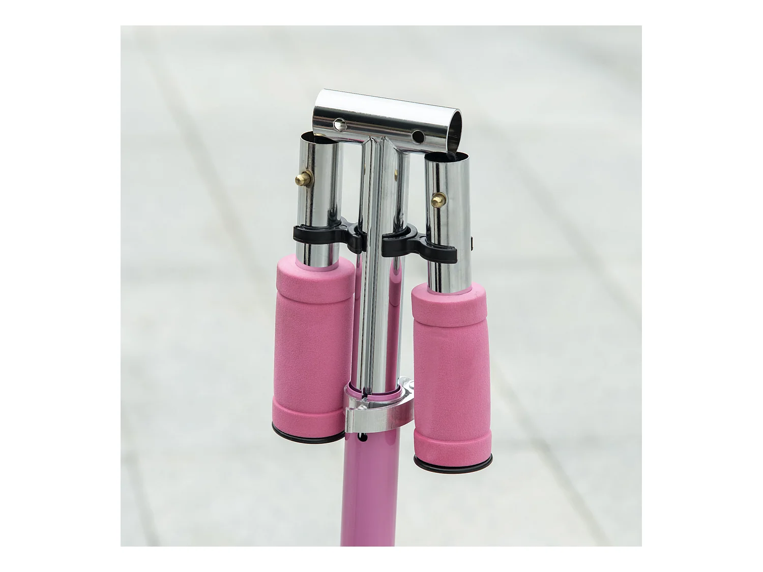 Monopattino per bambini 3-7 anni pieghevole a 2 ruote rosa