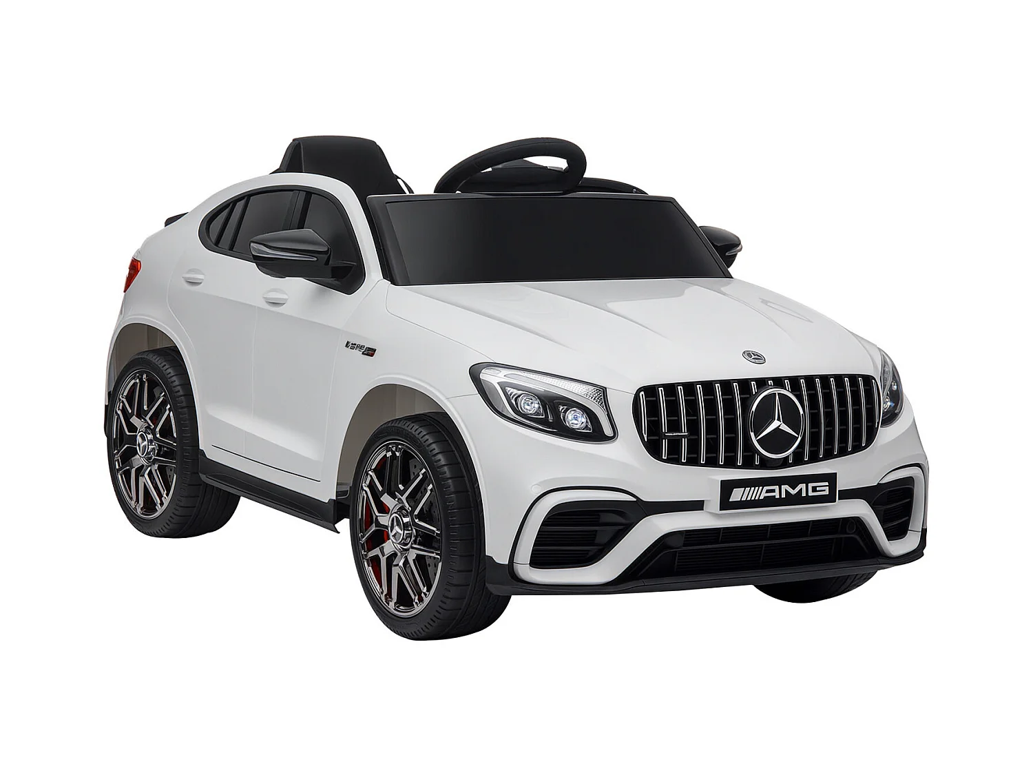 Macchina per bambini 3-5 anni mercedes con telecomando bianco