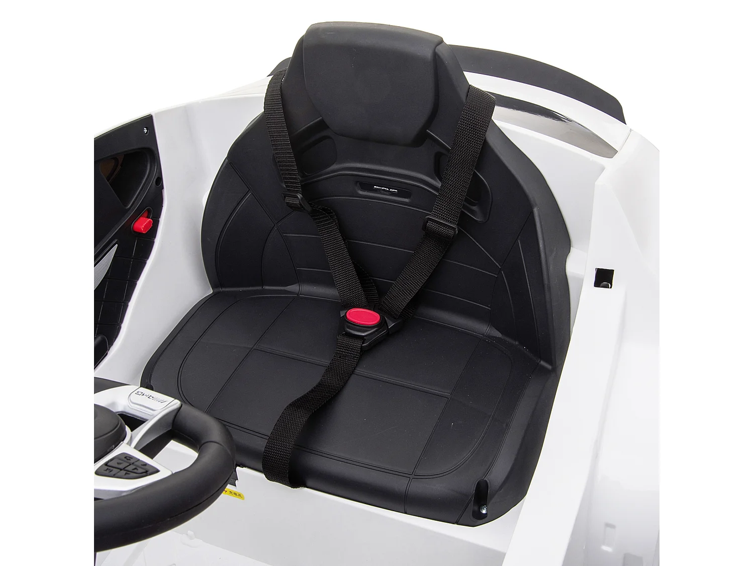 Macchina per bambini 3-5 anni mercedes con telecomando bianco