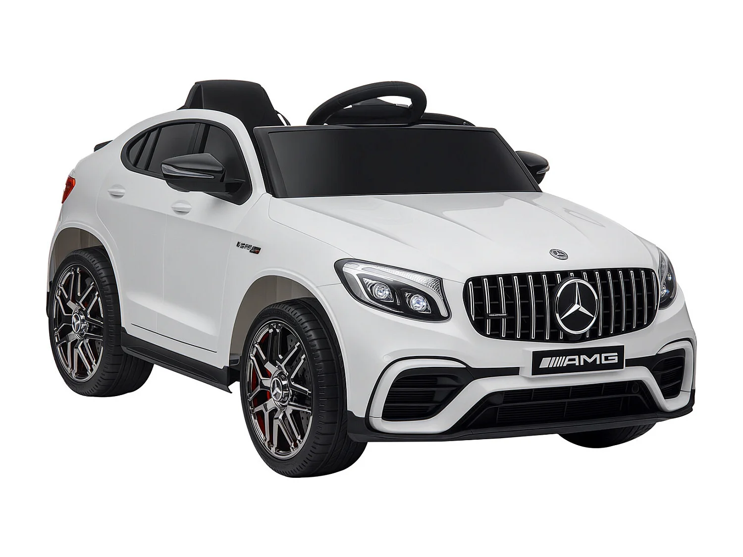 Macchina per bambini 3-5 anni mercedes con telecomando bianco