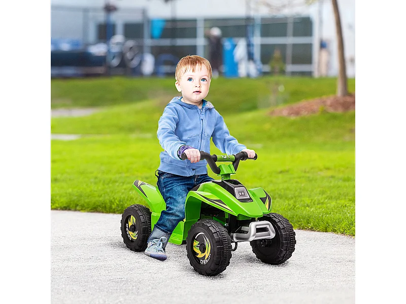 Quad elettrico per bambini 18-36 mesi a 6v verde