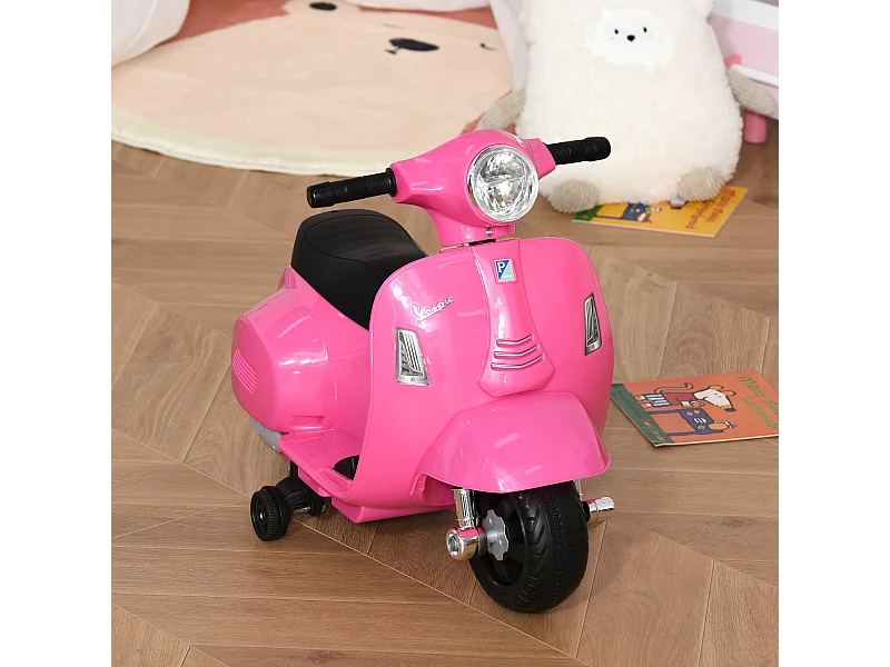 Moto per bambini vespa batteria 6v fari e clacson 18-36 mesi