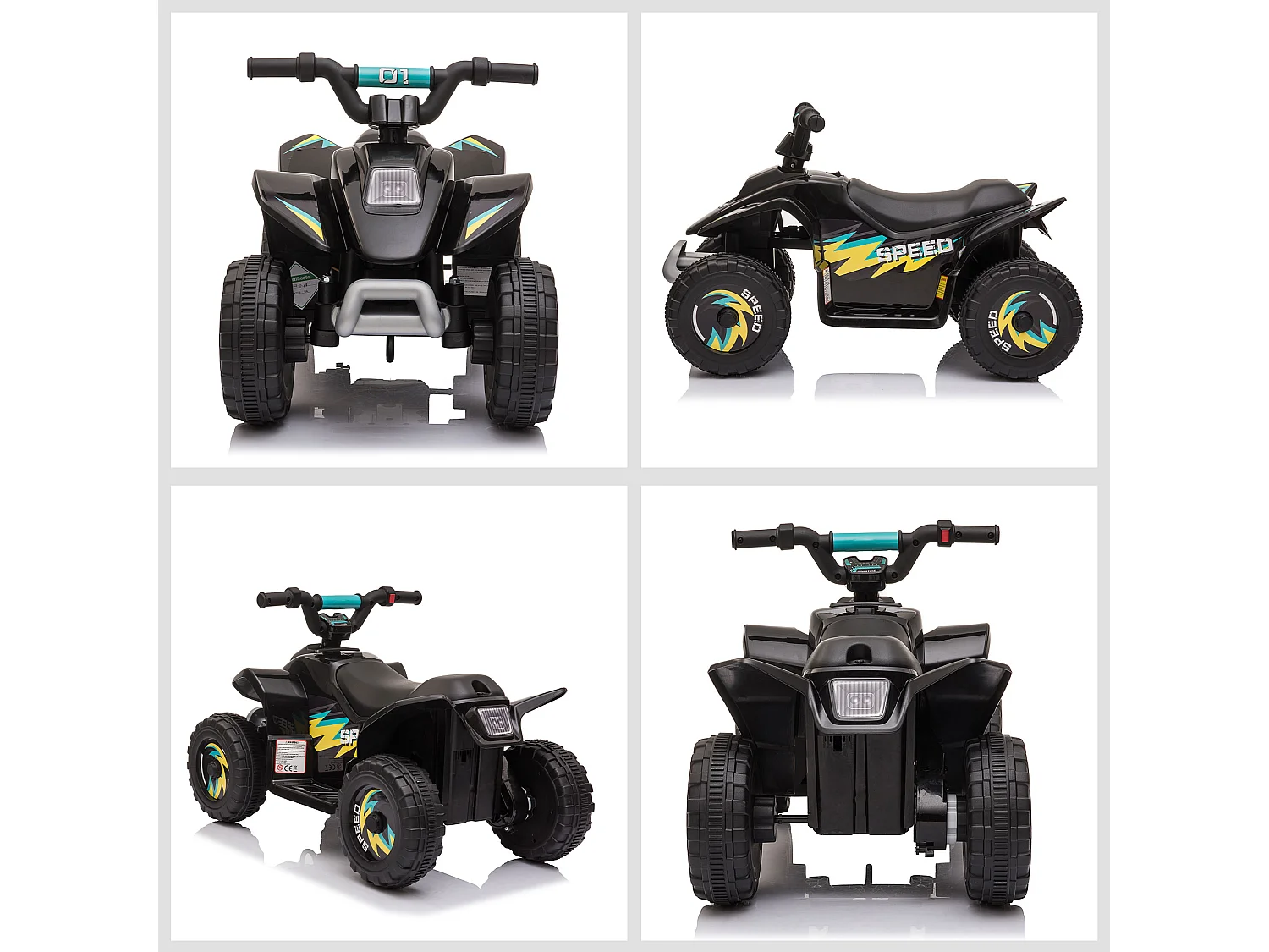 Quad elettrico per bambini 3-5 anni 6v velocità 2.8-4.6km/h