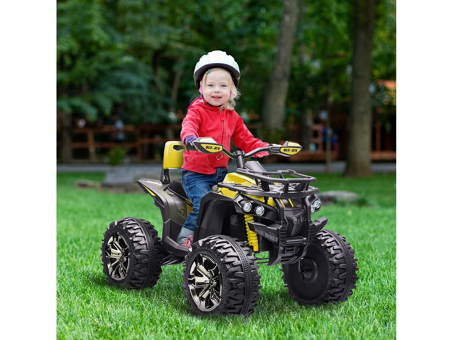 Quad elettrico per bambini 3-5 anni e batteria ricaricabile 12v