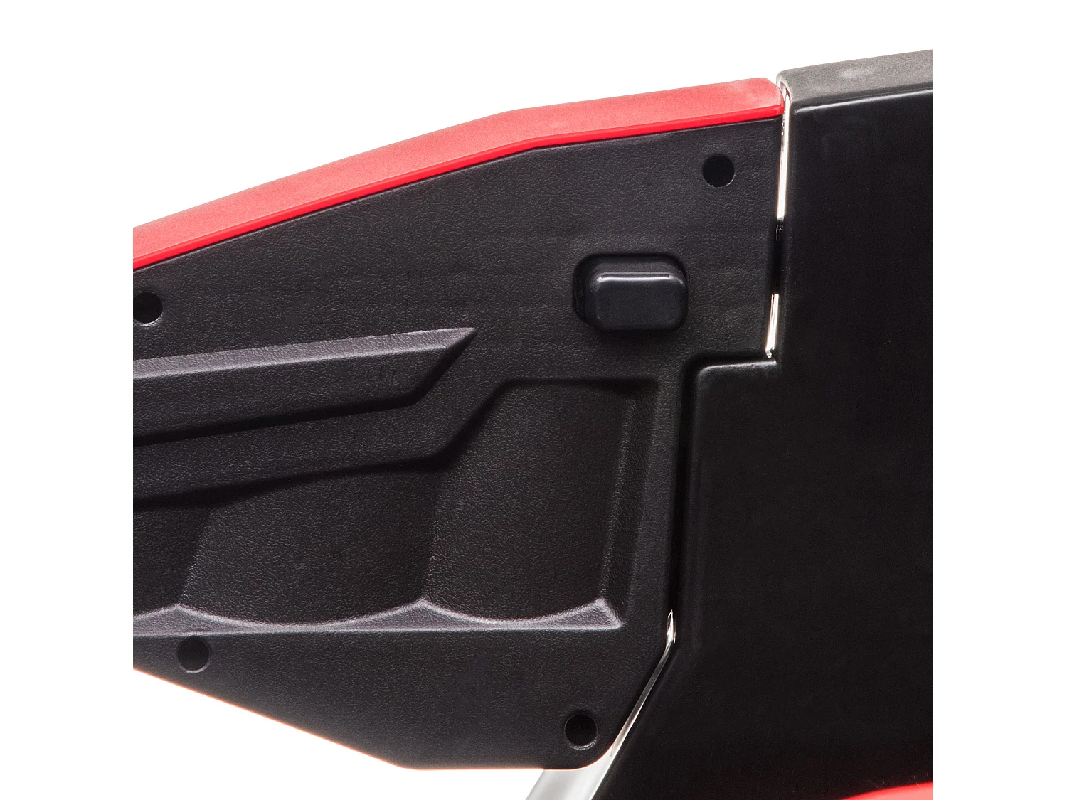 Auto elettrica per bambini con e telecomando 118x76x104 cm rossa nera