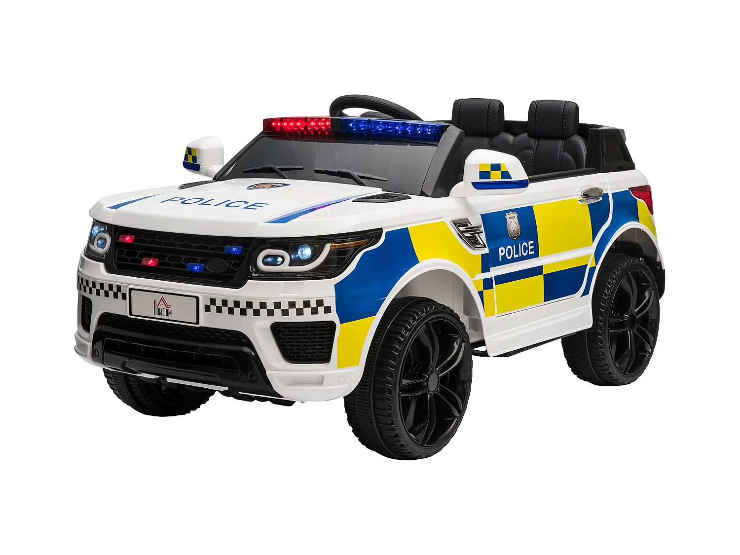 Macchina elettrica per bambini 12v con telecomando e sirena