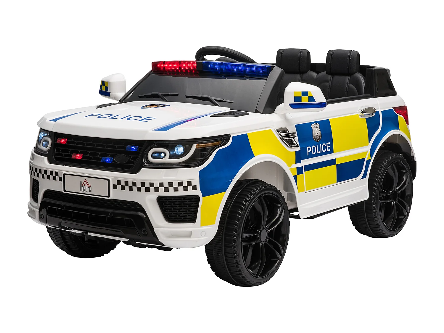 Macchina elettrica per bambini 12v con telecomando e sirena