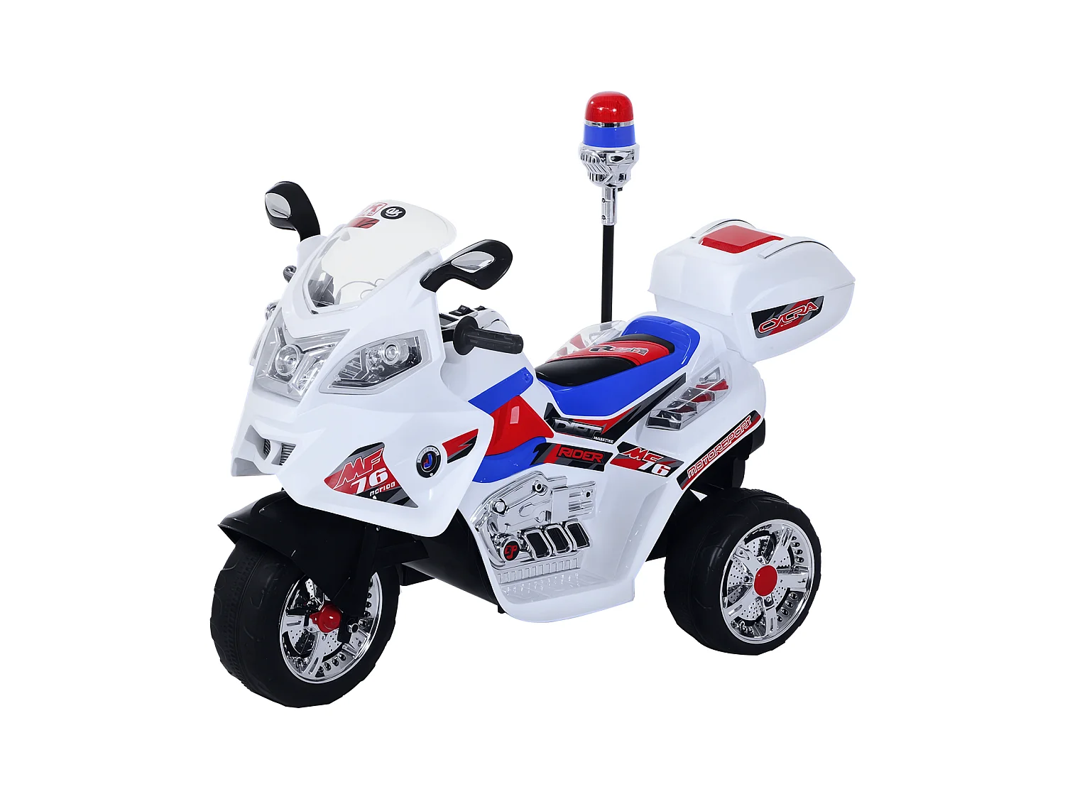 Moto elettrica per bambini 3-5 anni con 3 ruote luci e musica