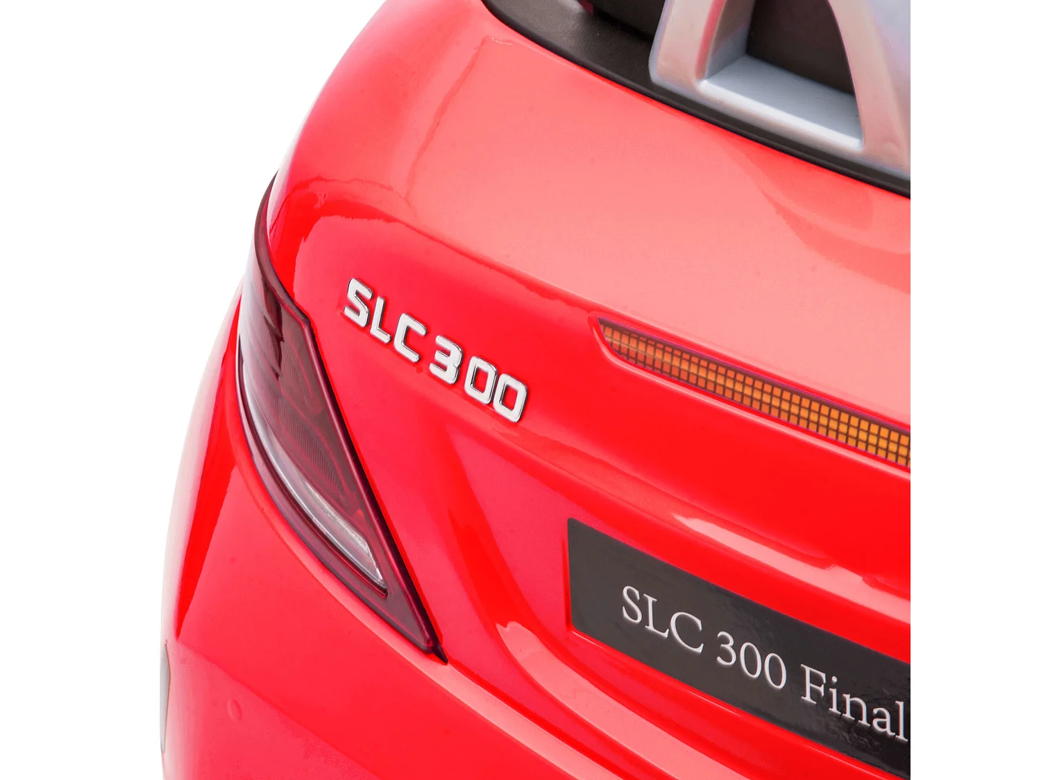 Macchina elettrica per bambini mercedes slc 300 con telecomando rosso