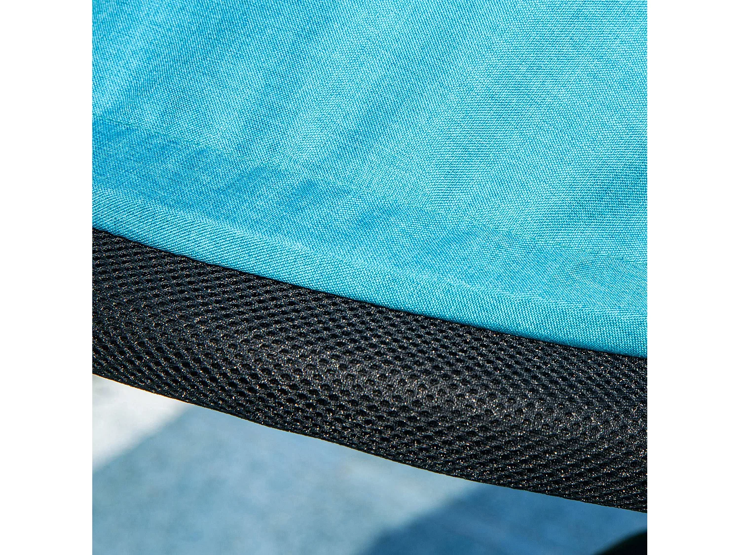 Triciclo passeggino con maniglione e tettuccio regolabile blu