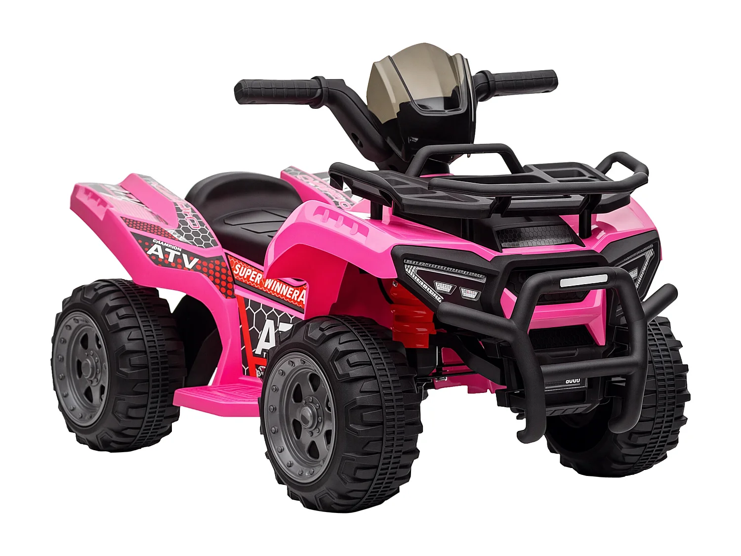 Mini quad elettrico per bambini 18-36 mesi con batteria 6v rosa
