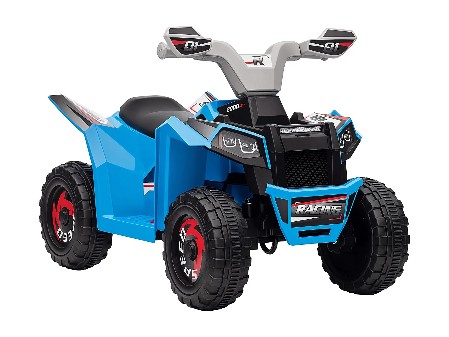 Quad per bambini 18-36 mesi in pp e metallo velocità 2.5 km/h