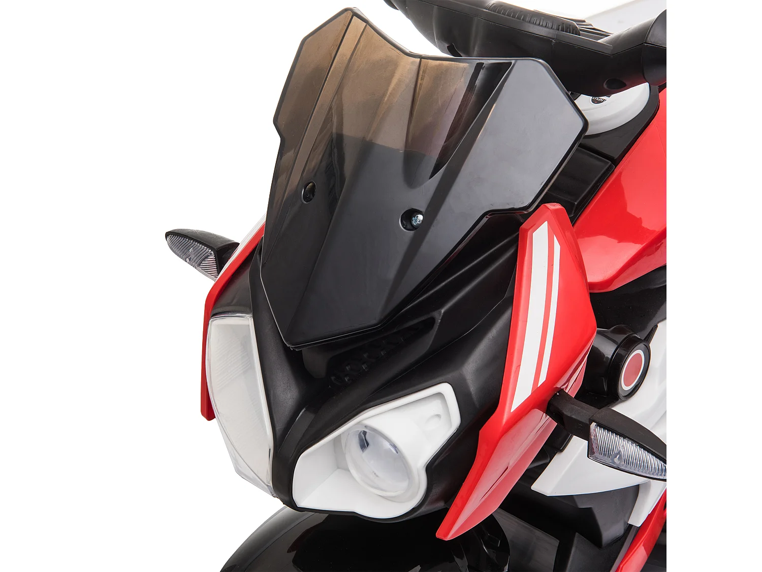 Moto elettrica bimbi 3-5 anni batteria 6v velocità 3km/h rossa