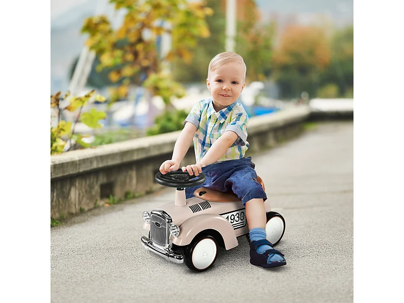 Macchina per bambini 12-36 mesi con clacson volante vano portaoggetti