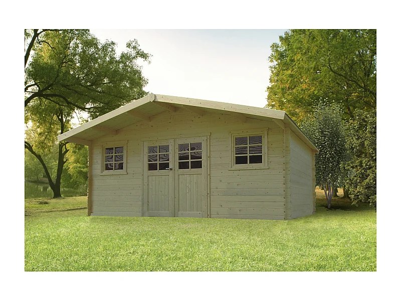 Tuinberging in hout - 5080 x 2980