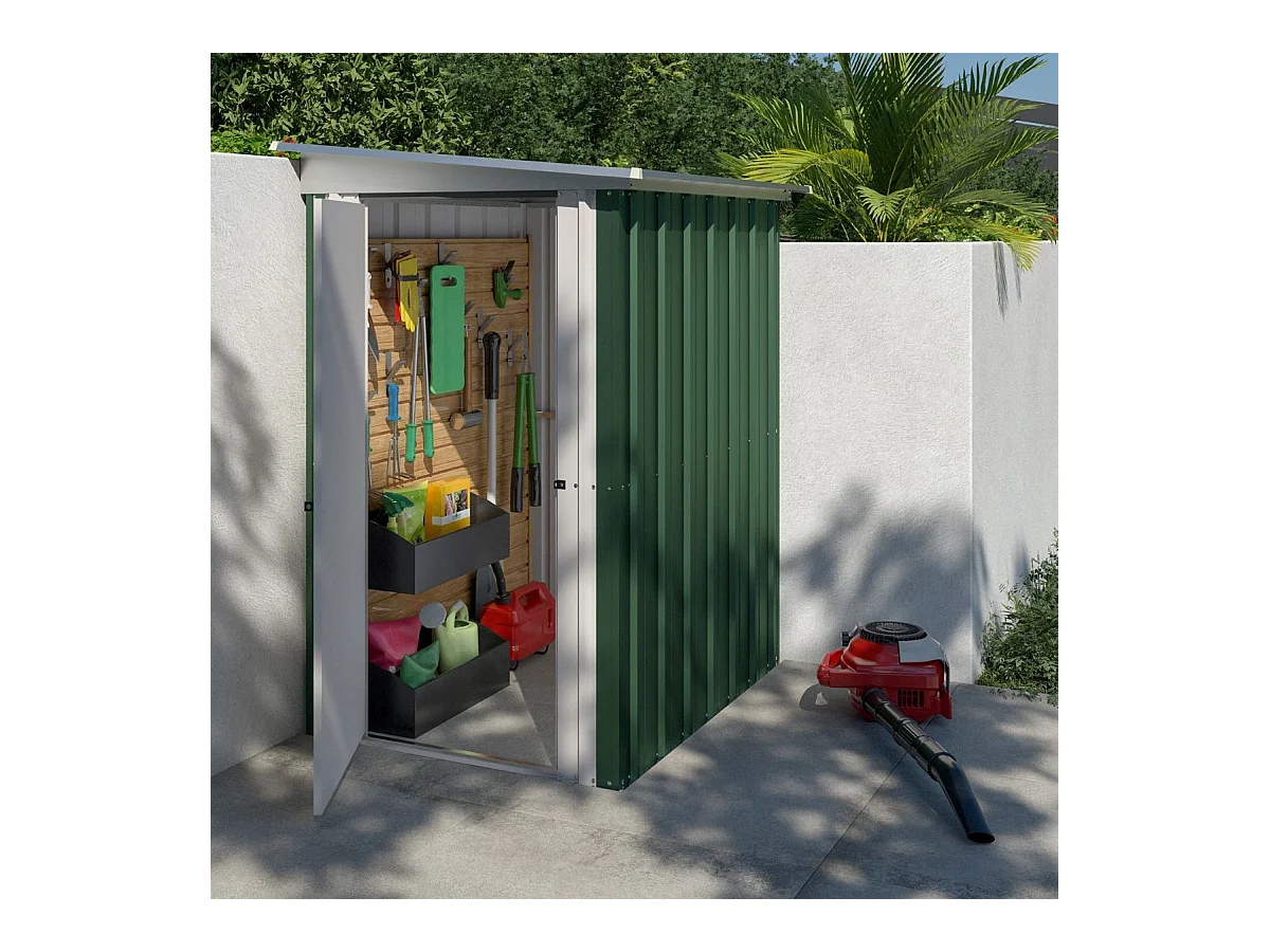 Yardmaster Abri de jardin métal 1,90m2 - 54gpe