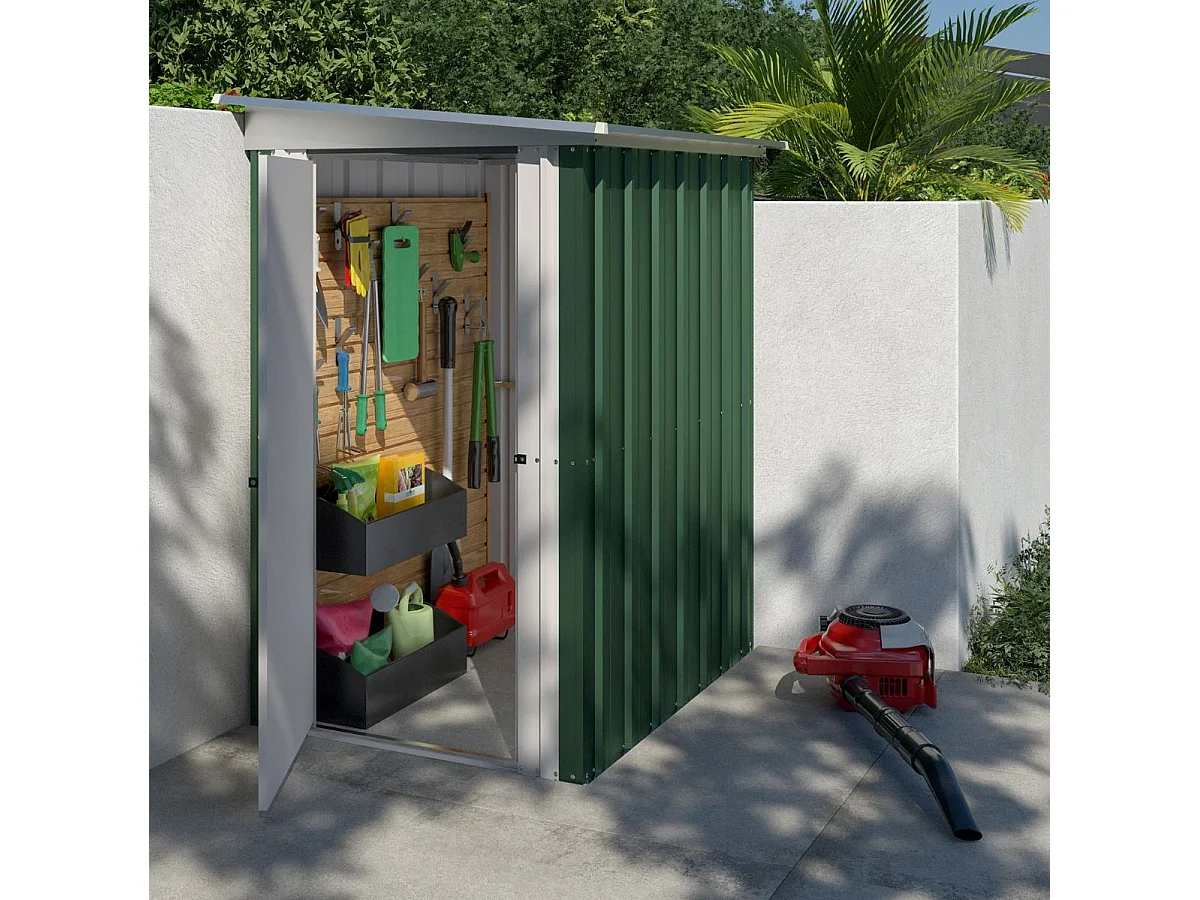 Yardmaster Abri de jardin métal 1,90m2 - 54gpe