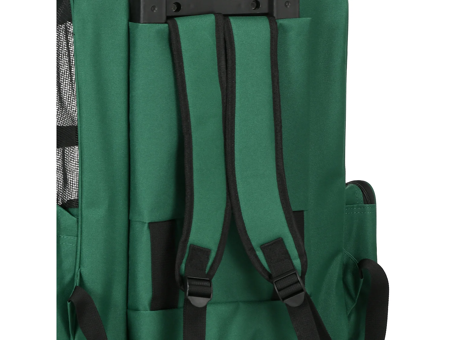 Trasportino zaino per cani e gatti con tasche maniglia telescopica ruote