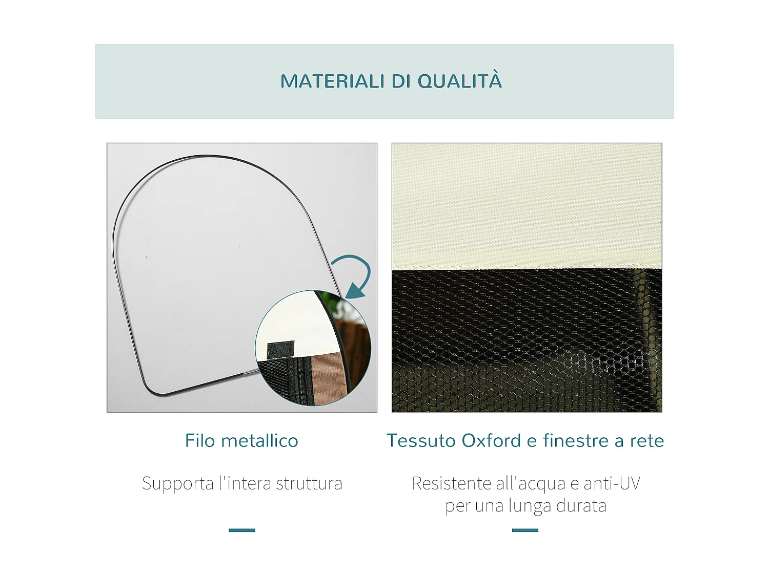 Trasportino per cani e gatti pieghevole con porta e finestre in rete