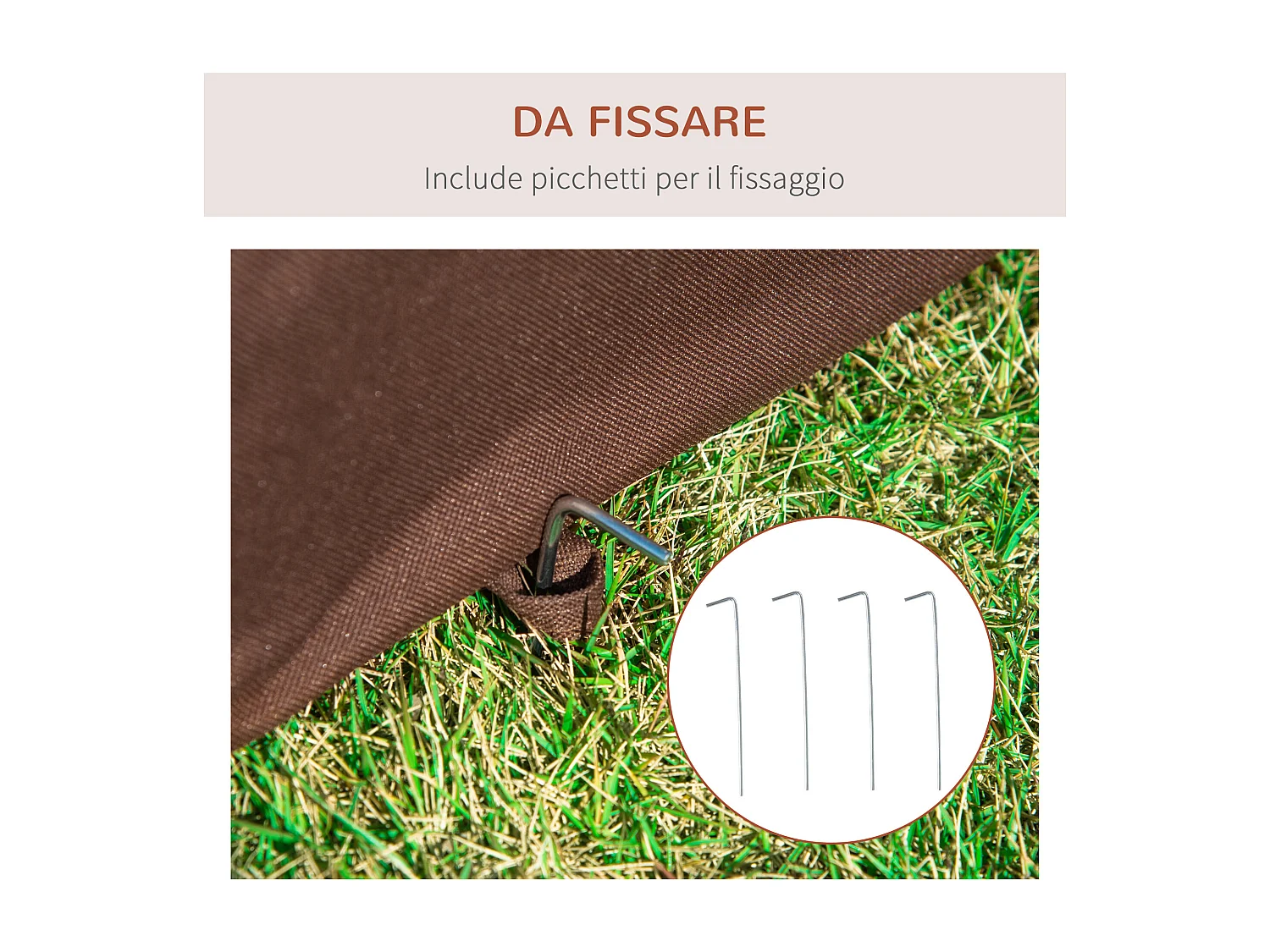 Trasportino per cani e gatti pieghevole e imbottito 61x46x51cm caffè