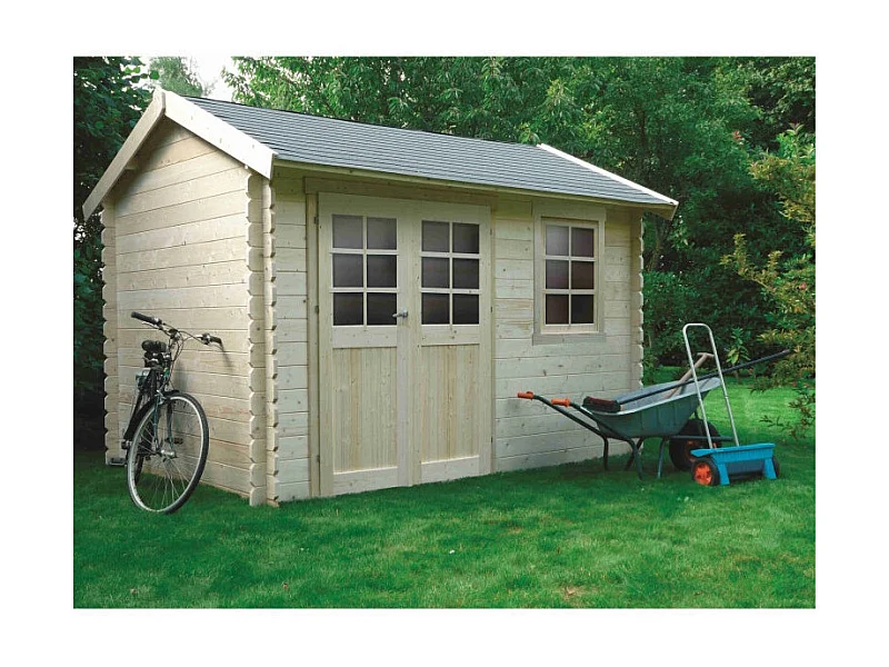 Abri de jardin en bois - 3580 x 2380