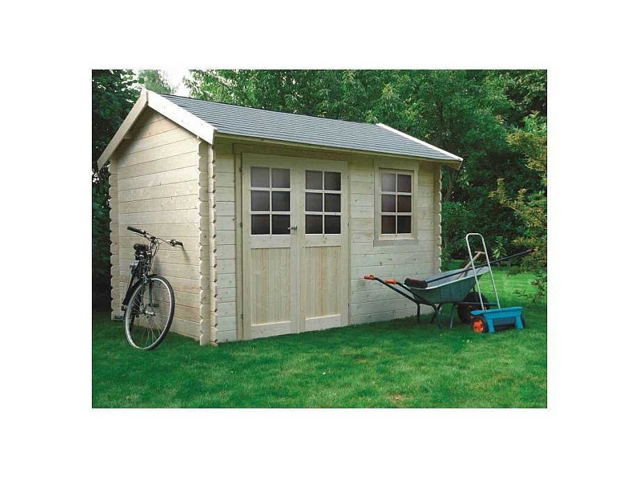Abri de jardin en bois - 3580 x 2380