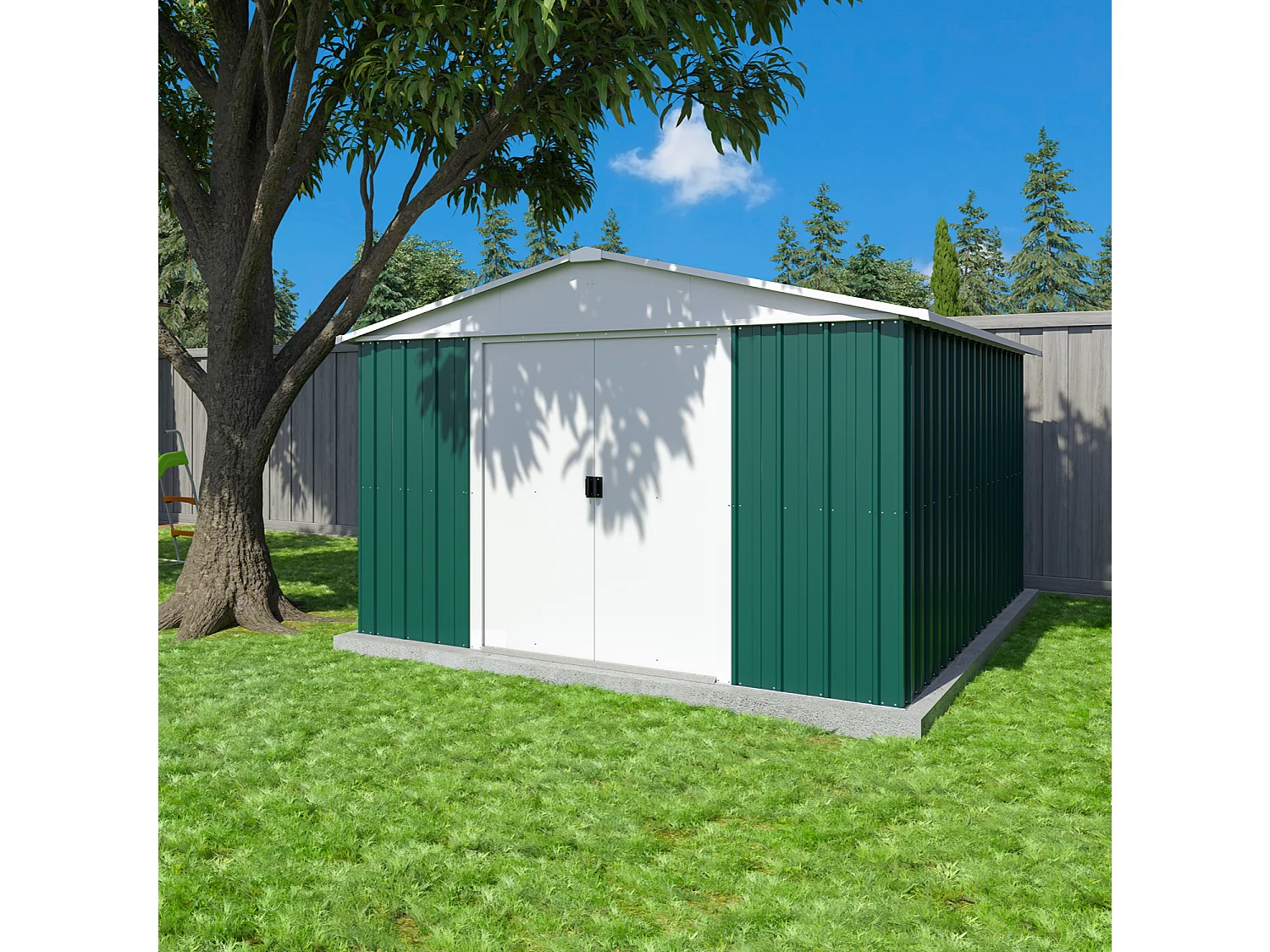 Yardmaster Abri de jardin métal 12,00m² - 1013geyz