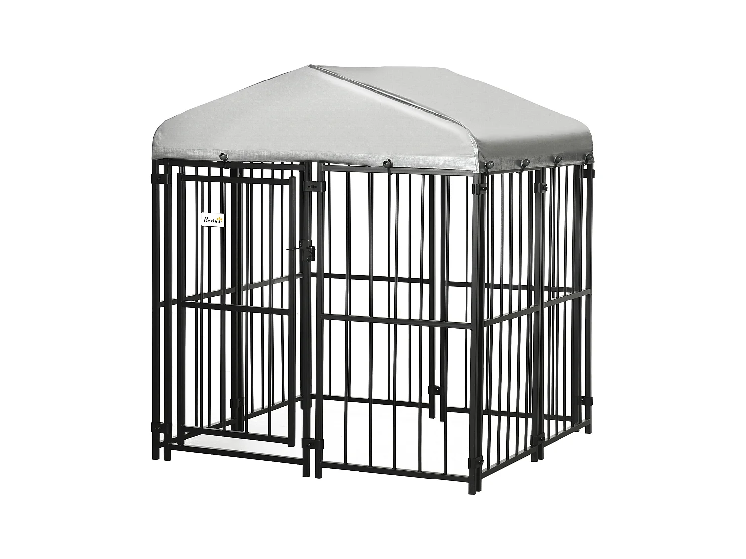 Kennel per cani taglia piccola e media con tettuccio 122x122x138cm