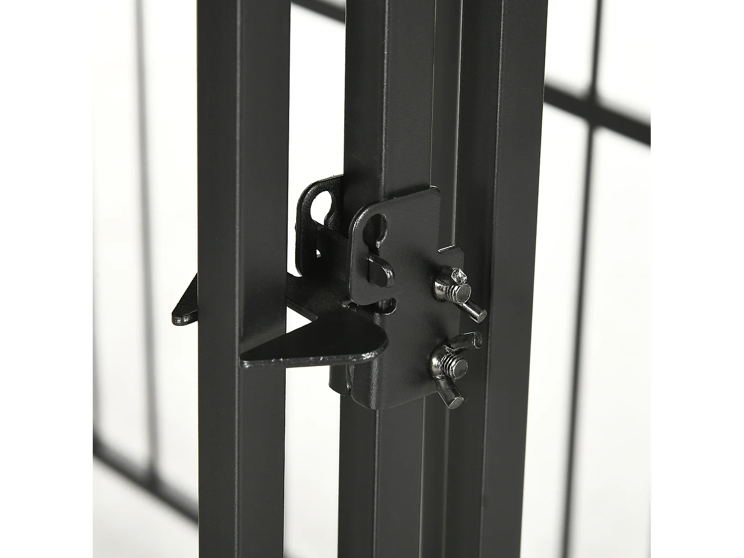 Kennel per cani taglia piccola e media con tettuccio 122x122x138cm