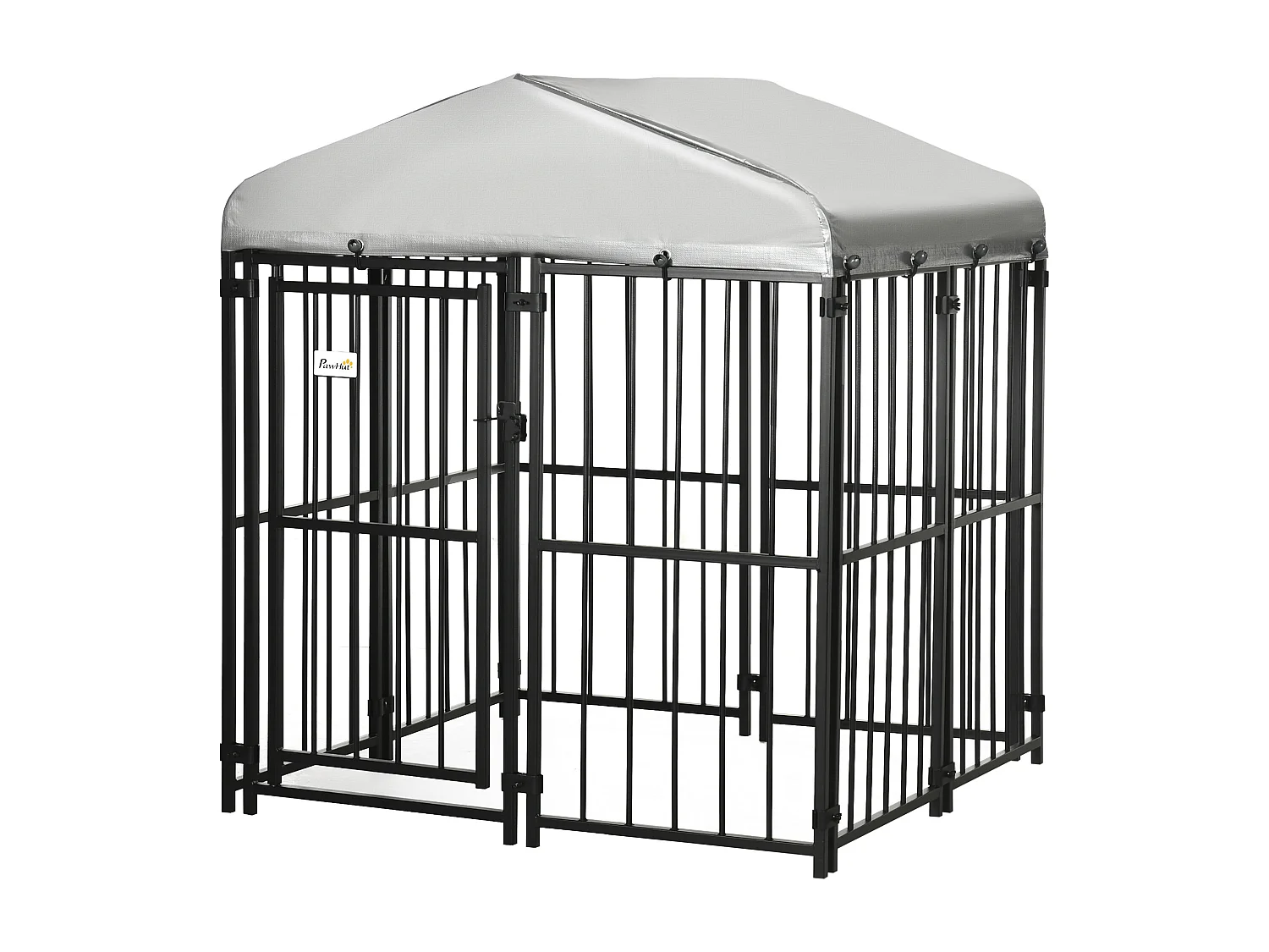 Kennel per cani taglia piccola e media con tettuccio 122x122x138cm